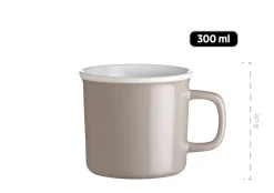 Kombiservice, Steinzeug Maila Petrol, Altrosa, Beige, Dunkelblau