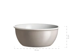 Kombiservice, Steinzeug Maila Petrol, Altrosa, Beige, Dunkelblau