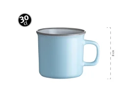 Kombiservice, Steinzeug Maila Rosa / Grau / Blau / Grün