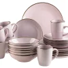 Kombiservice, Steinzeug METALLIC RIM Lavendel