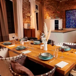 Kombiservice, Steinzeug METALLIC RIM Blau