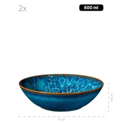 Kombiservice, Steinzeug Trad. Tiles Blau