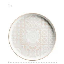 Kombiservice, Steinzeug Trad. Tiles Weiß