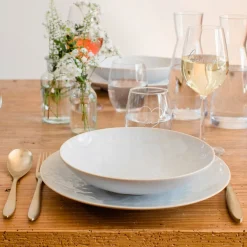 Kombiservice, Steinzeug Trad. Tiles Weiß