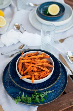 Kombiservice, Steinzeug Trad. Tiles Blau