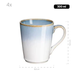 Kombiservice, Steinzeut LA SINFONIA Blau