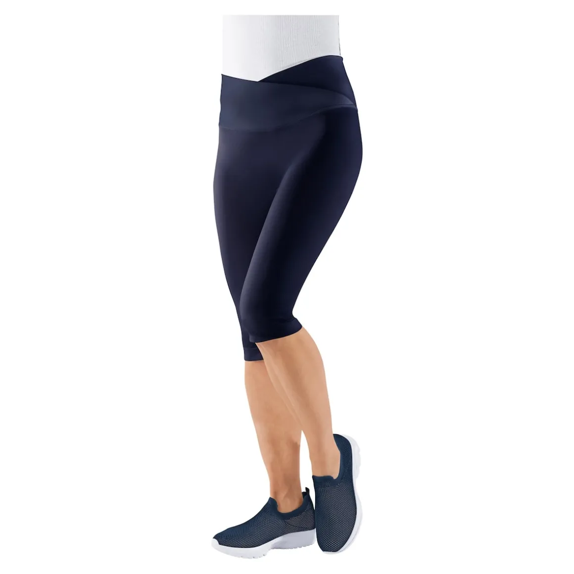 Komfort-Capri-Leggings "Leonie" marine