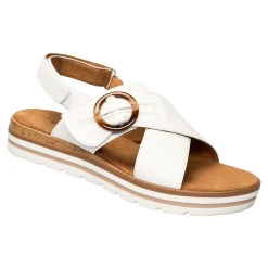 Komfort-Fashionsandale „Franka“ weiß