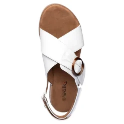 Komfort-Fashionsandale „Franka“ weiß