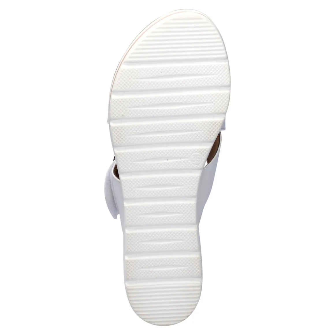 Komfort-Fashionsandale „Franka“ weiß