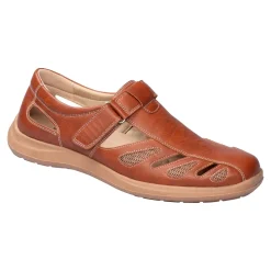 Komfort-Herrensandale "Helmut" cognac