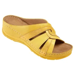 Komfort-Pantolette "Beate" gelb