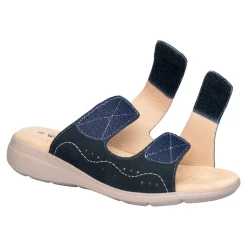 Komfort-Pantolette mit Leder „Lisa“