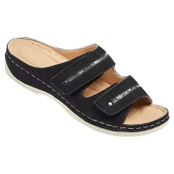 Komfort-Pantolette "Simone" schwarz