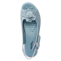 Komfort-Sandalette „Rose“ rauchblau