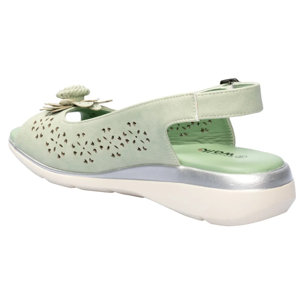 Komfort-Sandalette „Rose“ salbei