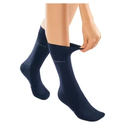 Komfort-Socken, 2 Paar marine