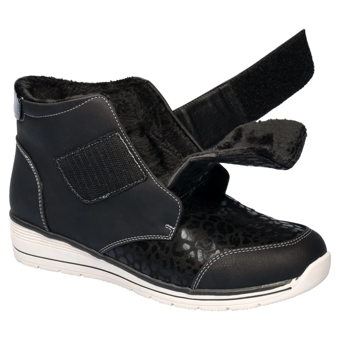 Komfort-Wärmestiefelette „Leo“ schwarz