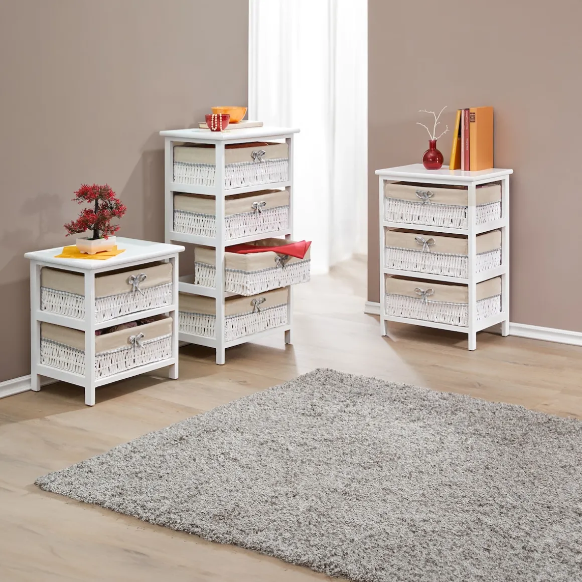 Kommode "Landhaus" groß, Höhe 73 cm