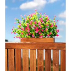 Kunstblumen "Rosa", 6 Stück