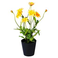 Kunst-Chrysantheme orange