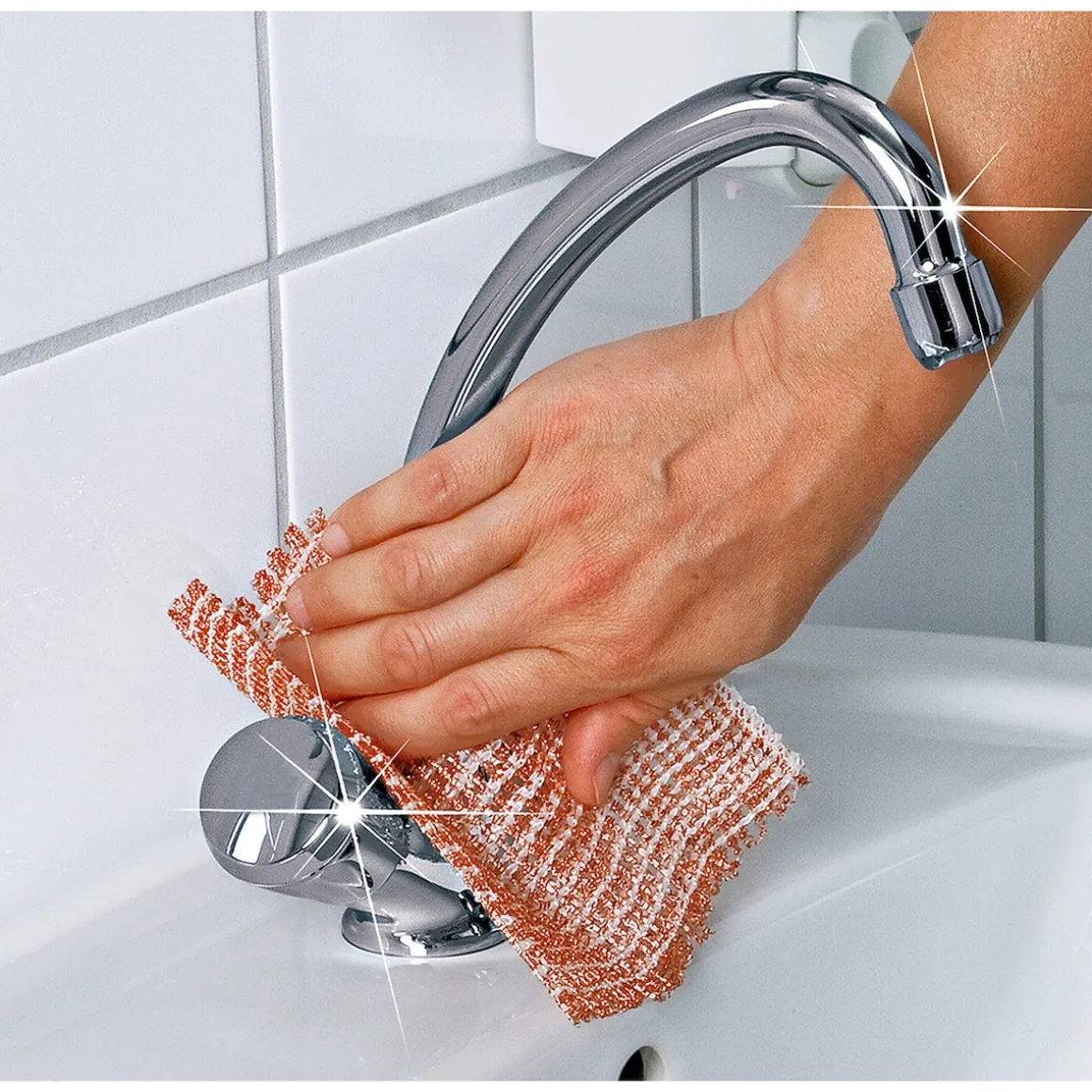 Kupfer-Reinigungstuch, 3 Stück