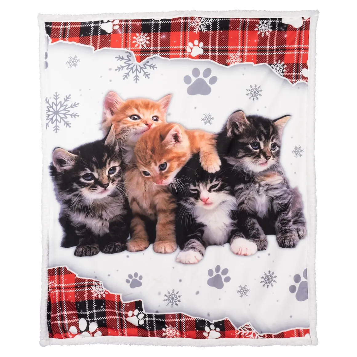 Kuscheldecke „Katzen-Kindergarten“