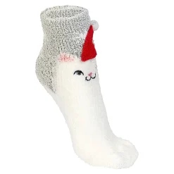 Kuschel-Socken „Weihnachtskätzchen“