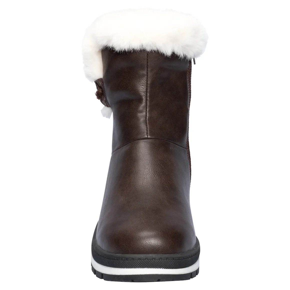 Kuschelstiefel "Katharina" mit Wolle braun