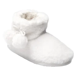 Kuschelstiefel mit Bommel