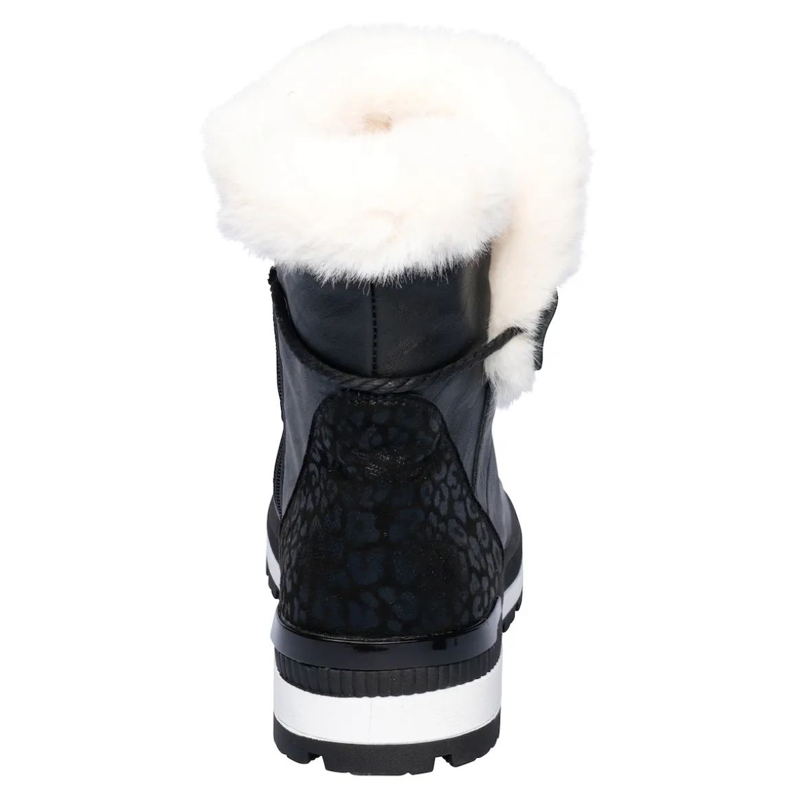 Kuschel-Stiefel mit Leder „Carina“