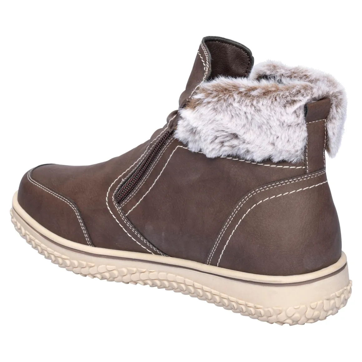 Kuschel-Stiefelette „Carmen“ schoko