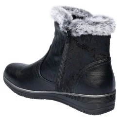 Kuschel-Stiefelette mit Leder „Mona“