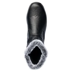 Kuschel-Stiefelette mit Leder „Mona“