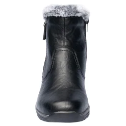 Kuschel-Stiefelette mit Leder „Mona“