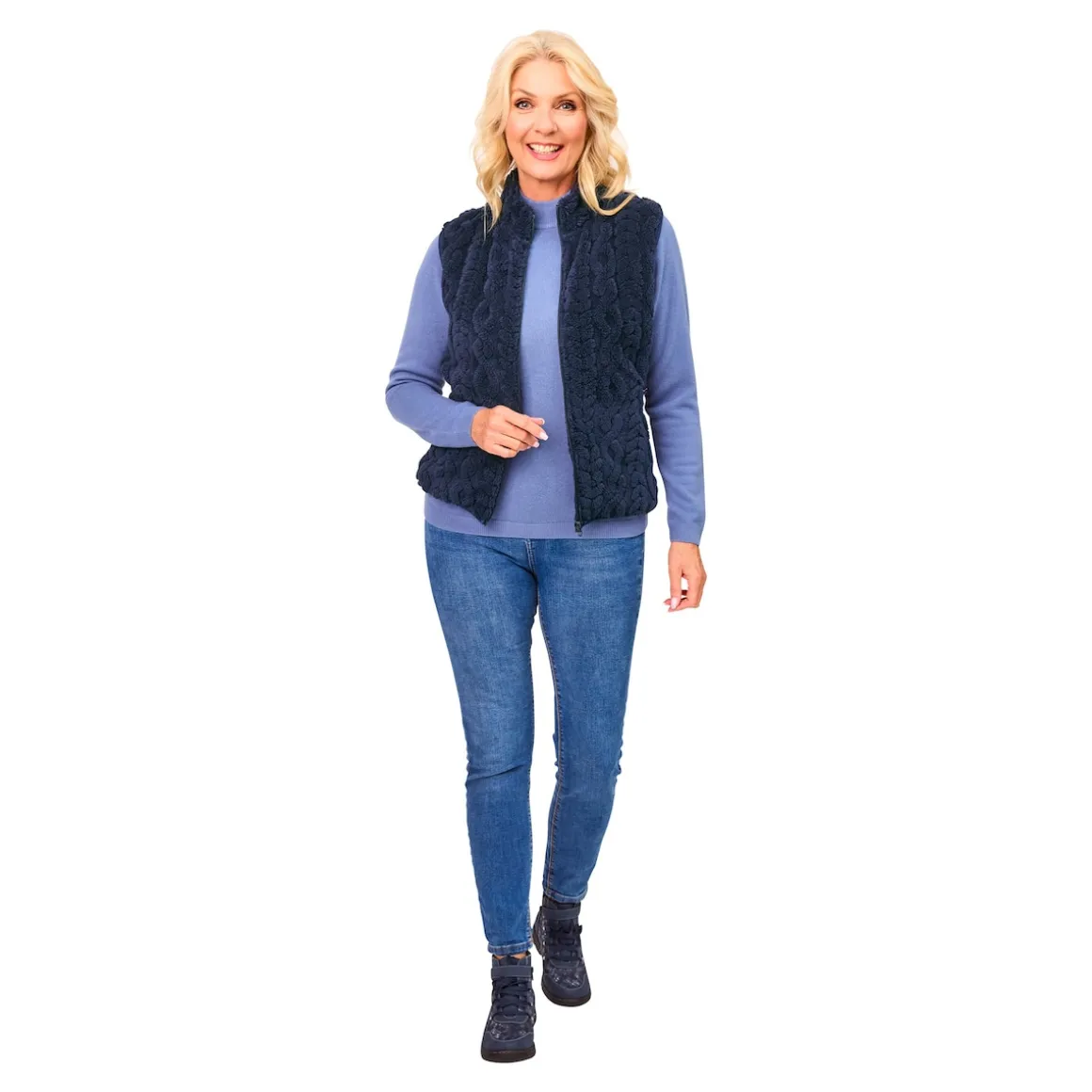 Kuschelweste „Klaudia“ dunkelblau