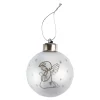 LED-Christbaumkugel "betender Engel"