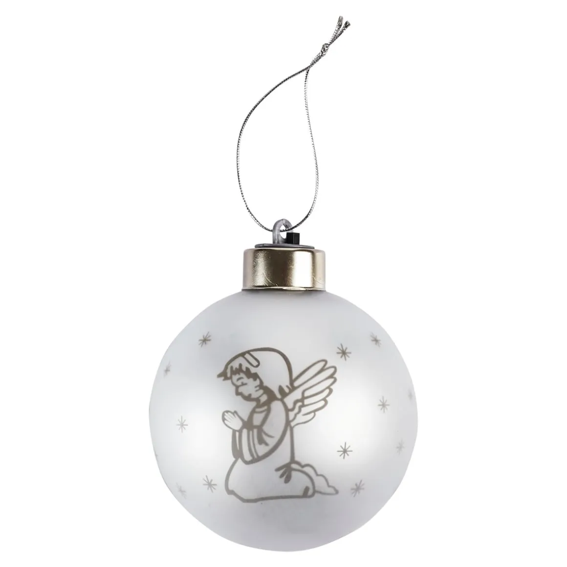 LED-Christbaumkugel "betender Engel"