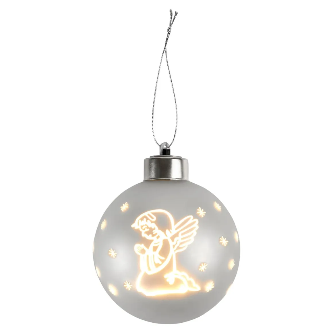 LED-Christbaumkugel "betender Engel"