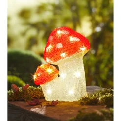 LED-Dekofigur "Leuchtpilze"