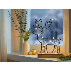 LED-Dekofigur "Rentier" mit Standfuß