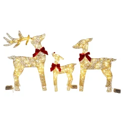 LED-Dekofigur "Rentierfamilie"