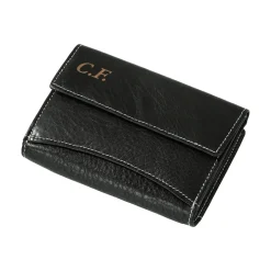 Lederbörse personalisiert mit Initialen