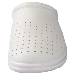 Leder-Pantolette für Herren weiß