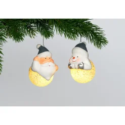 LED-Hänger Schneemann