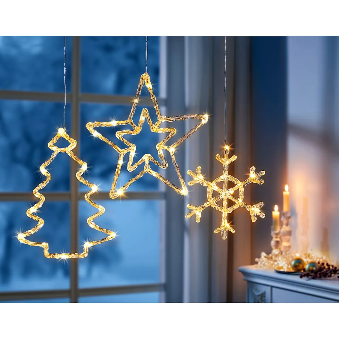 LED-Hänger, 1 Stück Stern