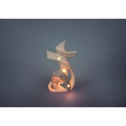 LED-Porzellankreuz „Maria mit dem Kinde“