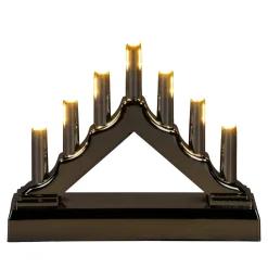 LED-Schwibbogen silber