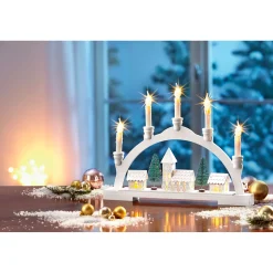 LED-Schwibbogen "Winterdorf"