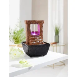 LED-Zimmerbrunnen „Wasserfall“